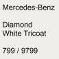 Preview: Mercedes-Benz, Diamond White Tricoat, 799 / 9799.